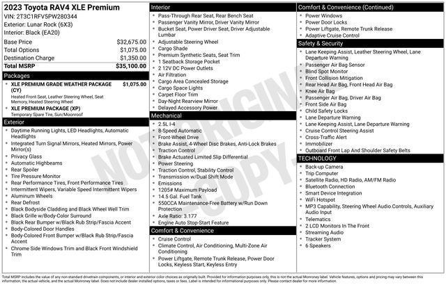 2023 Toyota RAV4 XLE Premium