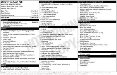 2025 Toyota RAV4 XLE