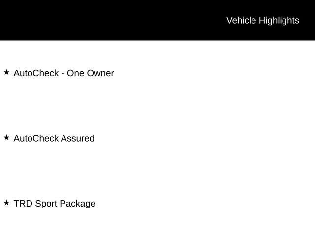 2025 Toyota Tacoma TRD Sport