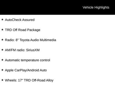 2025 Toyota Tacoma TRD Off-Road