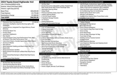 2024 Toyota Grand Highlander XLE