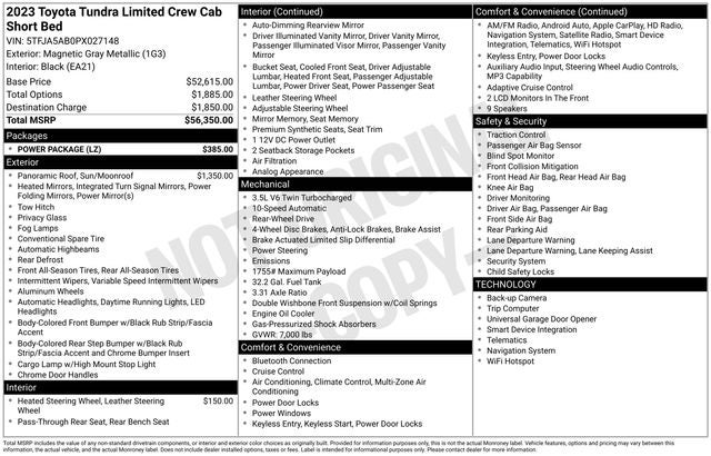 2023 Toyota Tundra Limited