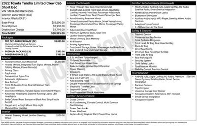 2022 Toyota Tundra Limited