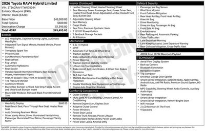 2026 Toyota RAV4 Limited