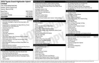 2026 Toyota Grand Highlander Hybrid Limited