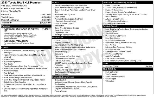 2023 Toyota RAV4 XLE Premium