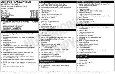 2023 Toyota RAV4 XLE Premium