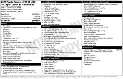 2025 Toyota Tacoma Hybrid TRD Sport