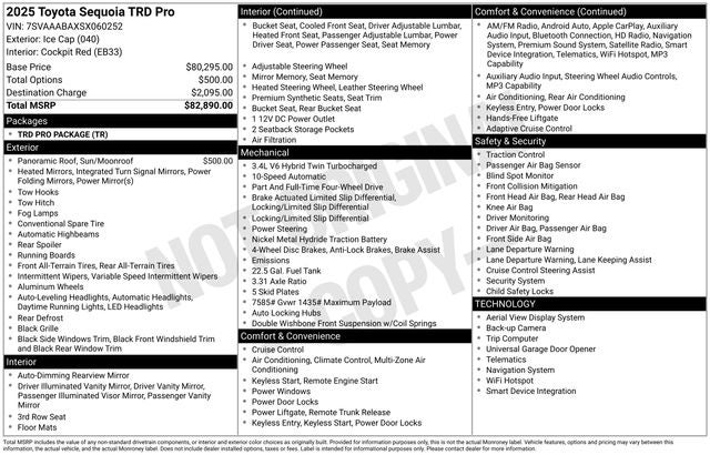 2025 Toyota Sequoia TRD Pro