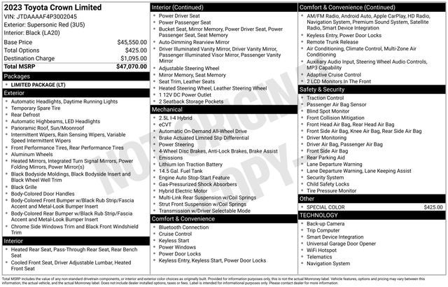 2023 Toyota Crown Limited