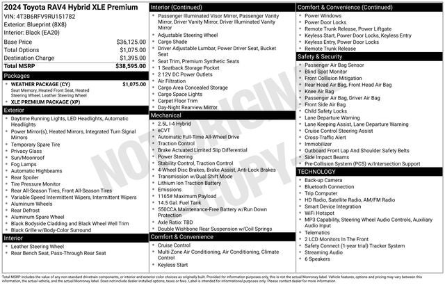 2024 Toyota RAV4 Hybrid XLE Premium