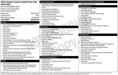 2024 Toyota Tundra Limited