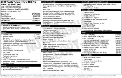 2024 Toyota Tundra Hybrid TRD Pro