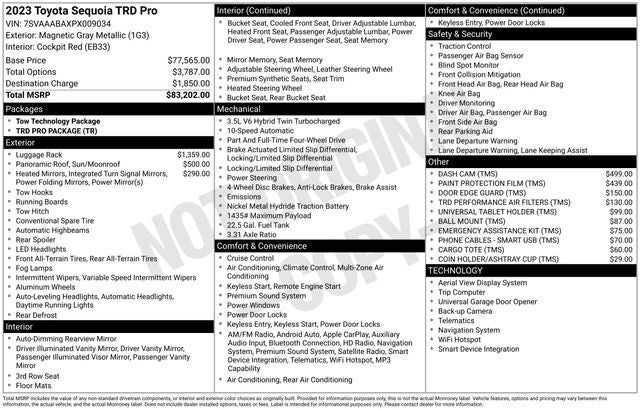 2023 Toyota Sequoia TRD Pro